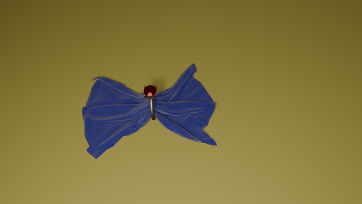 Ring cloth pull: Reference scene animation